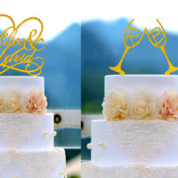 украшение свадебного торта
